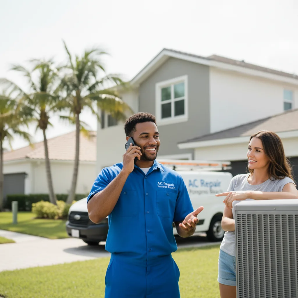 AC Repair Pompano Beach customer support in Dime Box